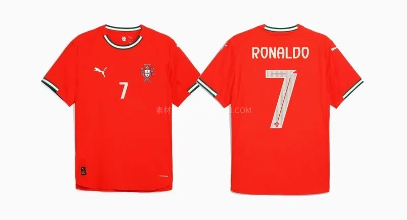 2025年葡萄牙官方号码球衣字体